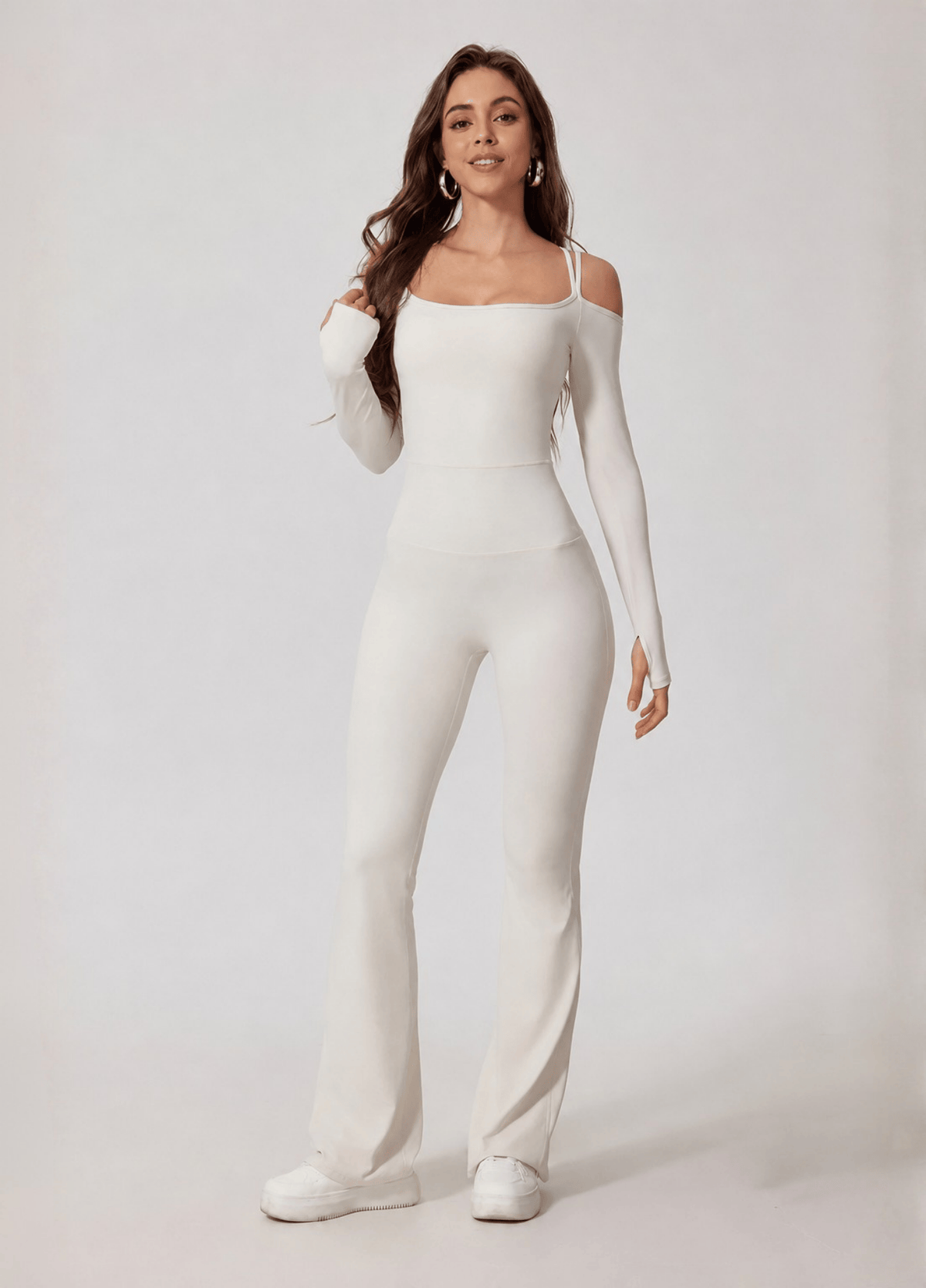 ateliercombinaison blanc / S Combinaison blanche femme sport | Callisto