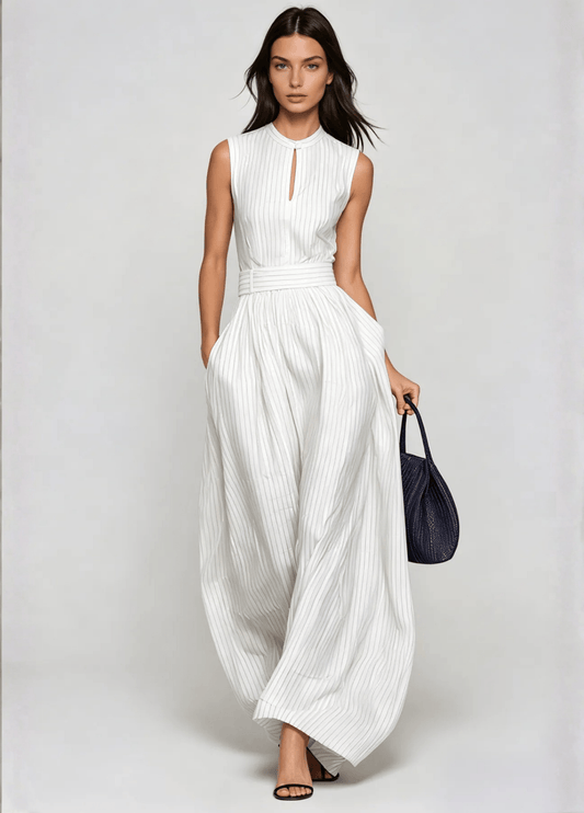 ateliercombinaison blanc / S Combinaison pantalon blanche | Verona
