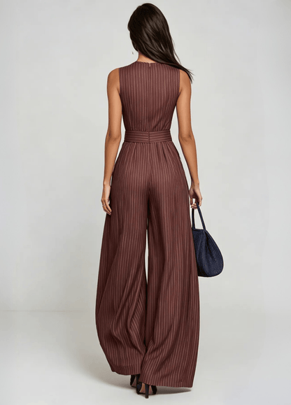 ateliercombinaison Combinaison pantalon marron femme | Verona