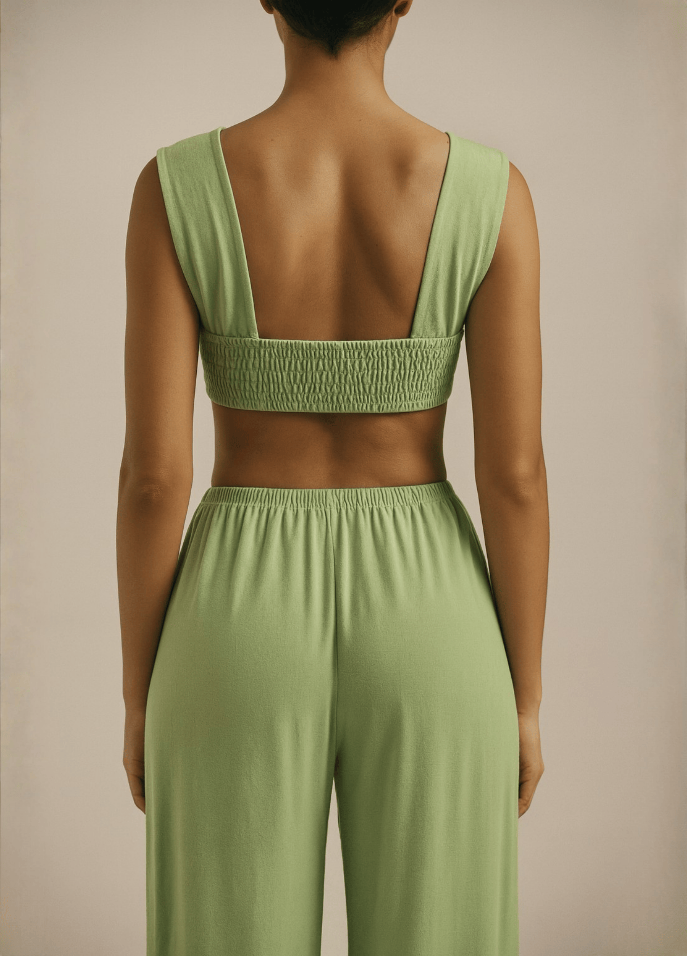 ateliercombinaison Combinaison pantalon verte femme | Jade