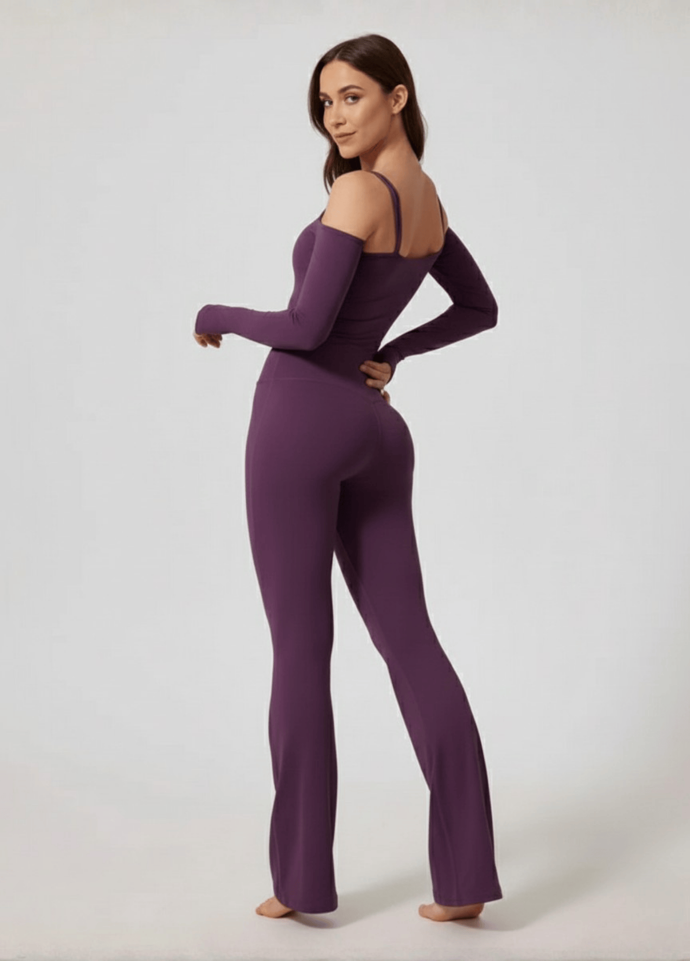 ateliercombinaison Combinaison violette femme sport | Callisto