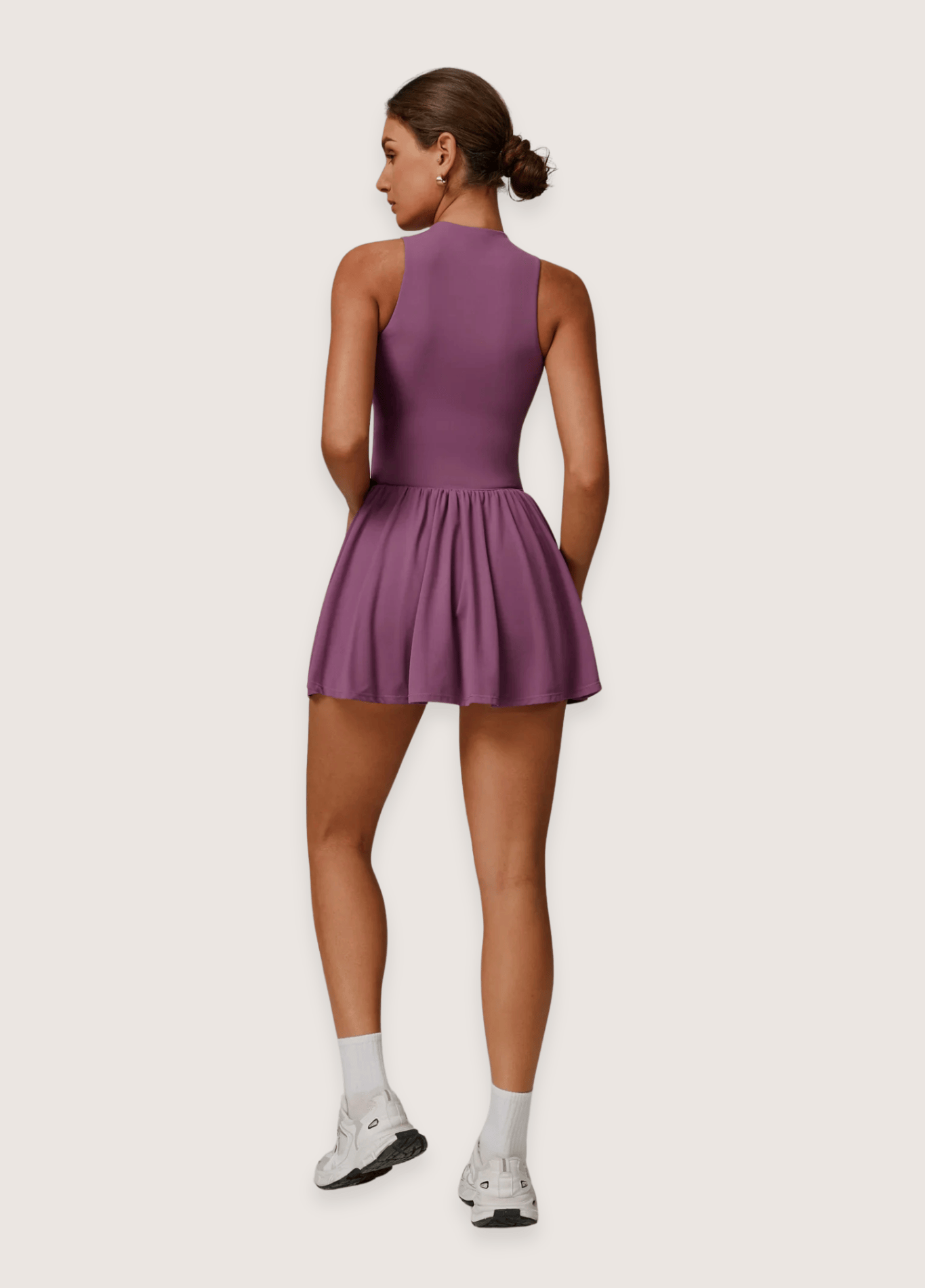 ateliercombinaison Combishort femme lilas | Tennis