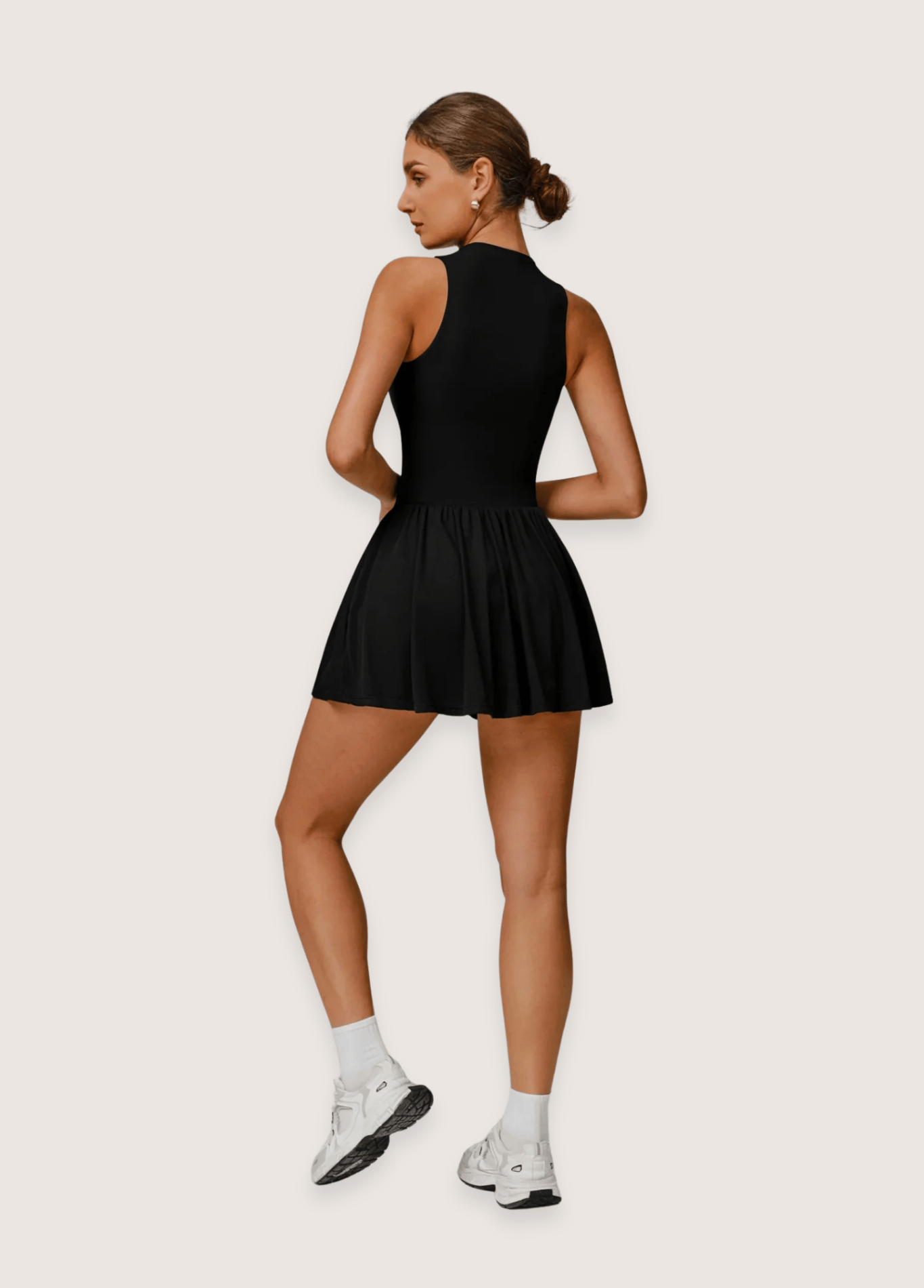ateliercombinaison Combishort femme noir | Tennis