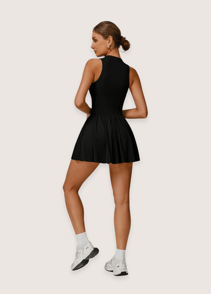 ateliercombinaison Combishort femme noir | Tennis
