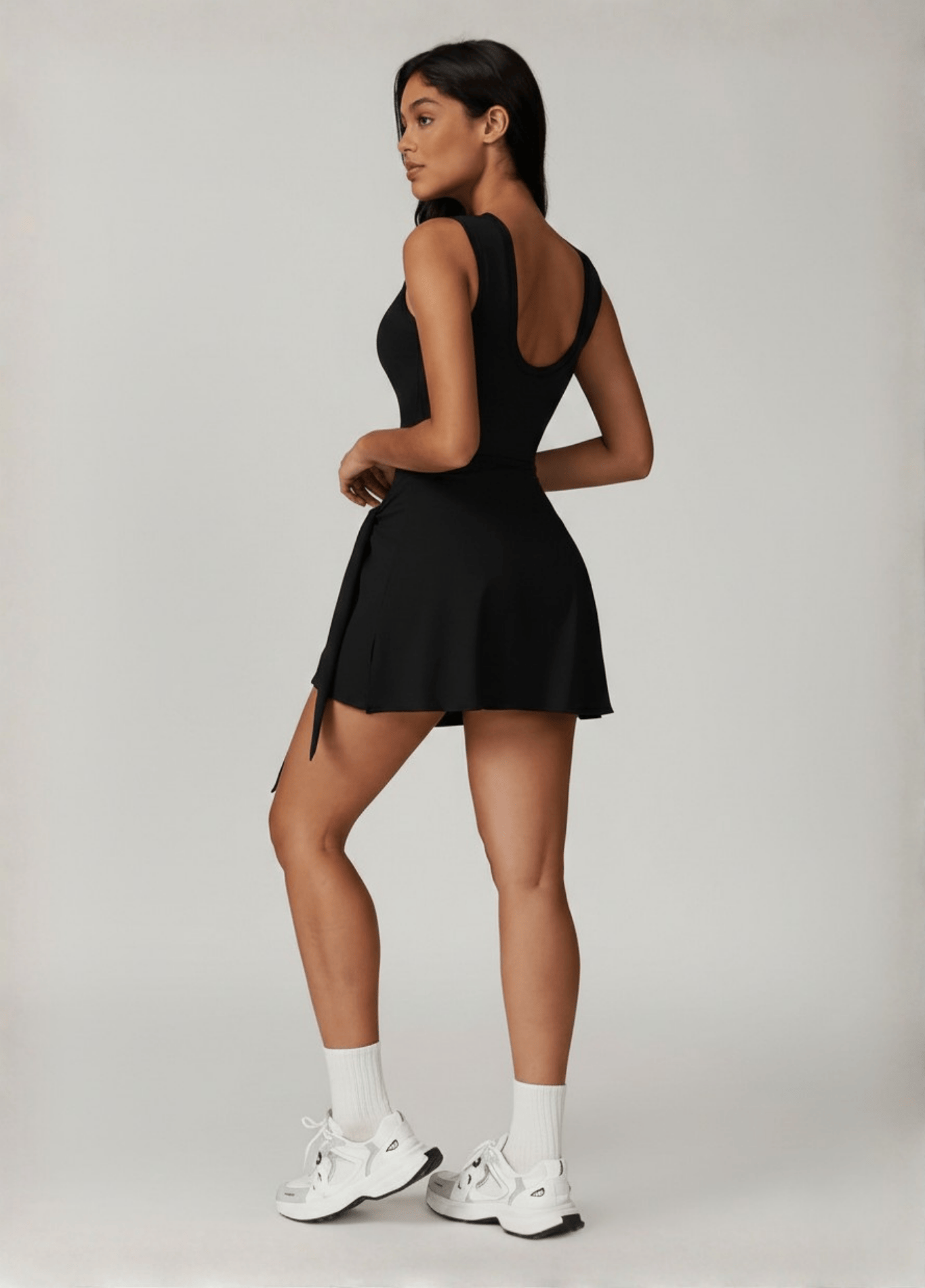ateliercombinaison Combishort femme sport noir | Tempo