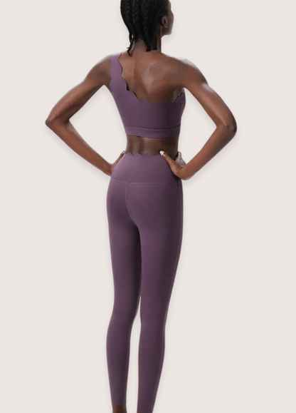 ateliercombinaison Ensemble combinaison pantalon aubergine | Athlétique