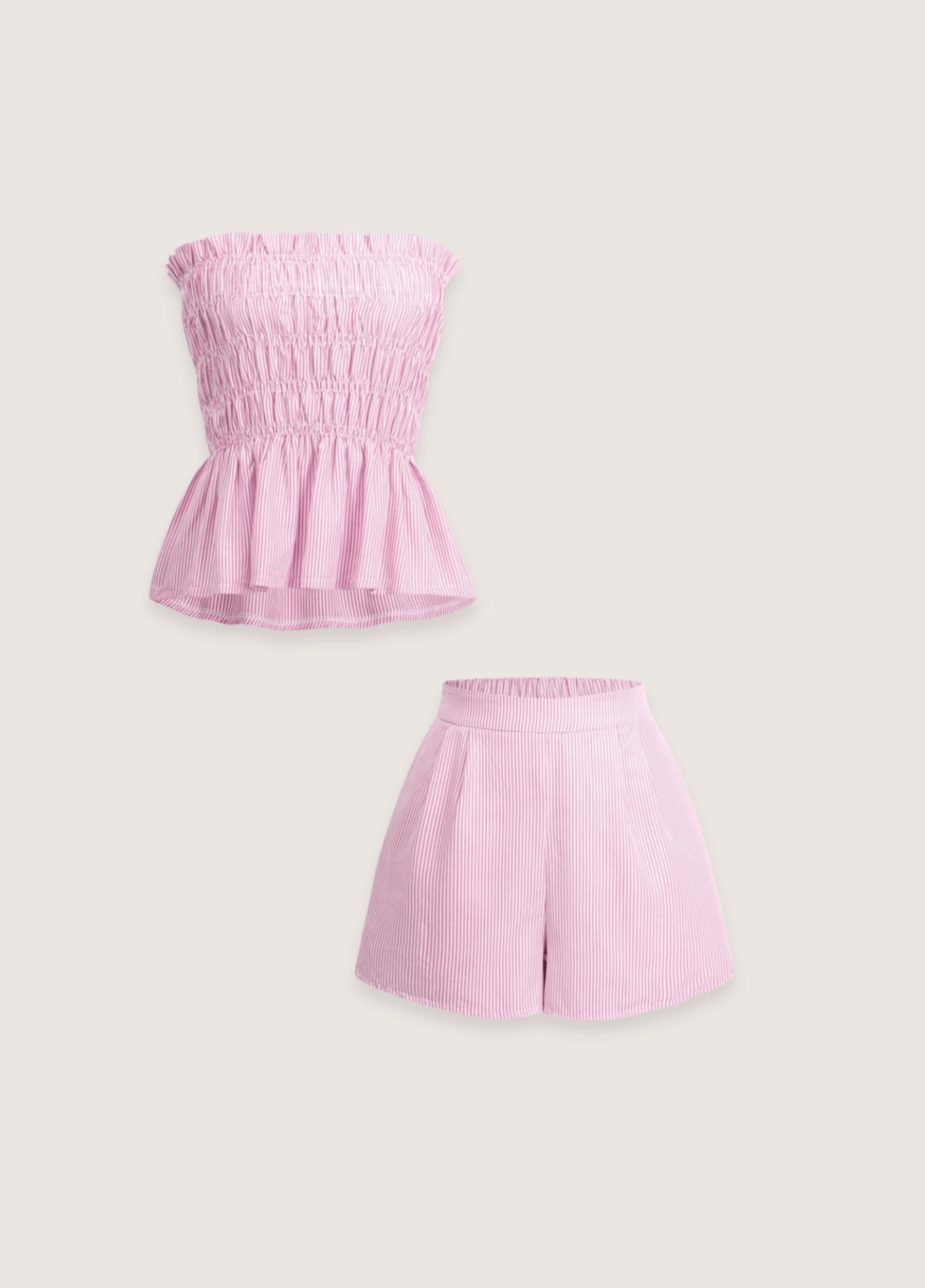 ateliercombinaison Ensemble combishort rose femme | Sorbet