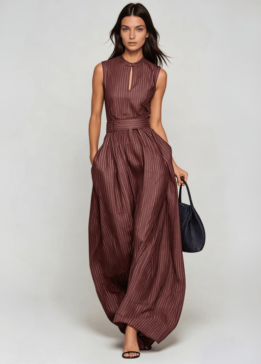 ateliercombinaison marron / S Combinaison pantalon marron femme | Verona