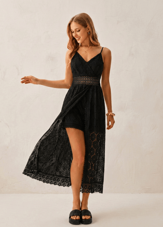 ateliercombinaison noir / S Combinaison noire chic femme | Rivage