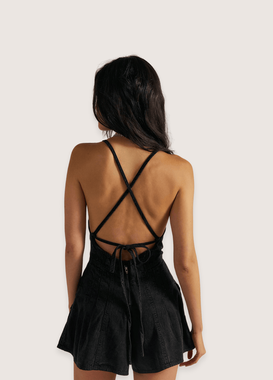 ateliercombinaison noir / XS Combishort noir | Mia