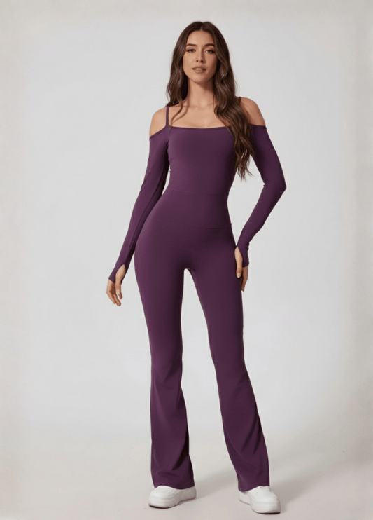 ateliercombinaison violet / S Combinaison violette femme sport | Callisto